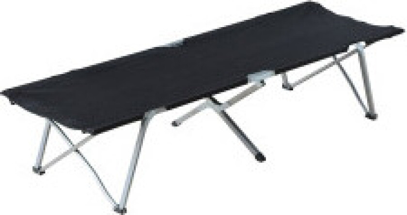 Feltseng campingseng med bag sort