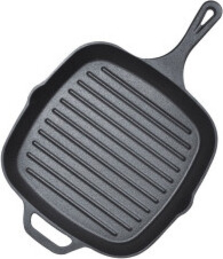 Grillpanne i støpejern 26 cm
