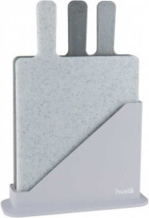 Sett med tre skjærebrett i stativ, modell 73930