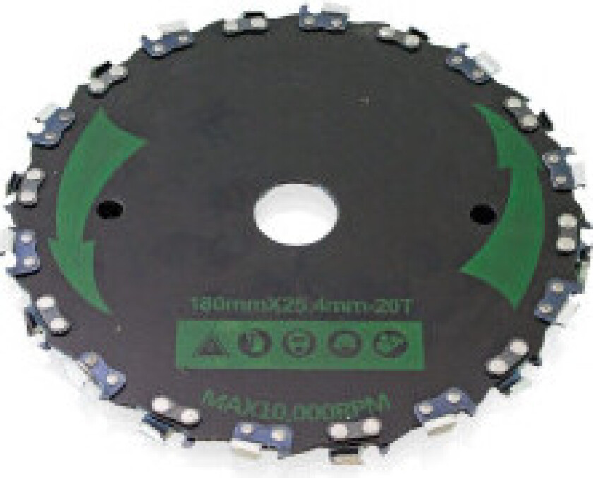Motorsagblad for bensindrevet ryddesag, 180 mm