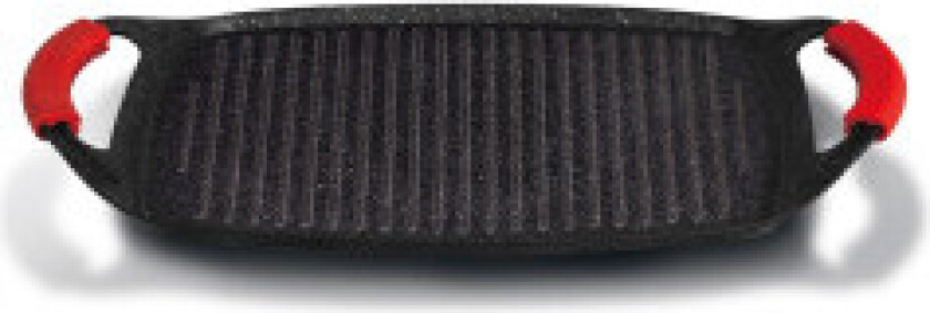 Grillplate i burgunder.