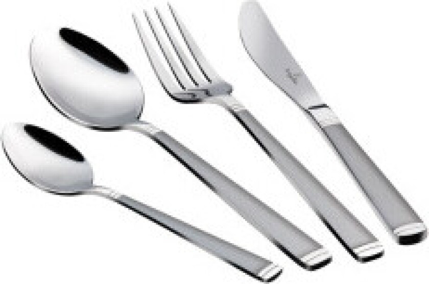 Bestikksett 24 deler i sateng finish