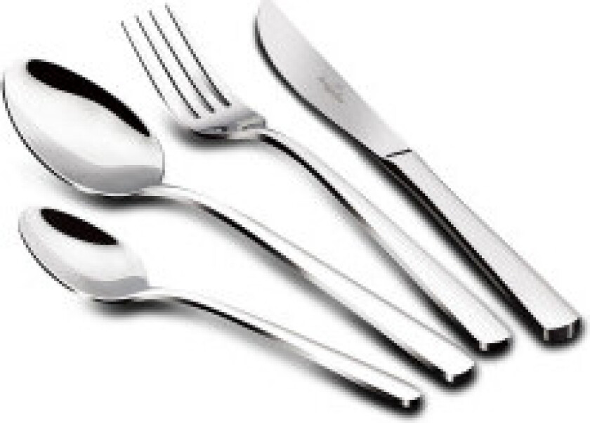 Bestikksett, 24 deler, skinnende finish.