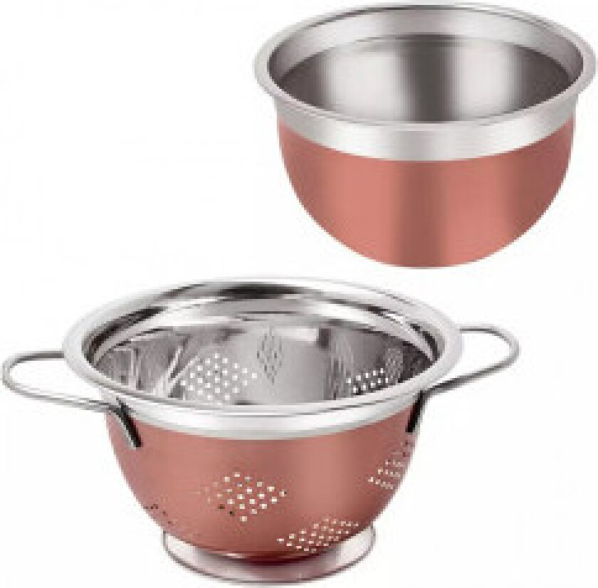 Stål dørslag og bolle.