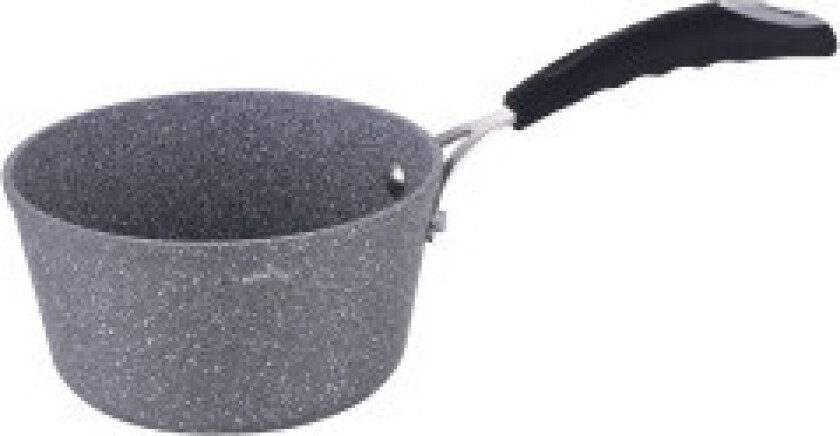 Rund stekepanne i granitt 16 cm, steinbelegg