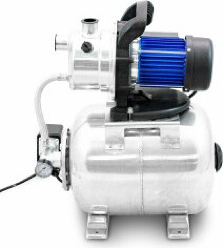 Hagepumpe i rustfritt stål 1200W 19L 50M