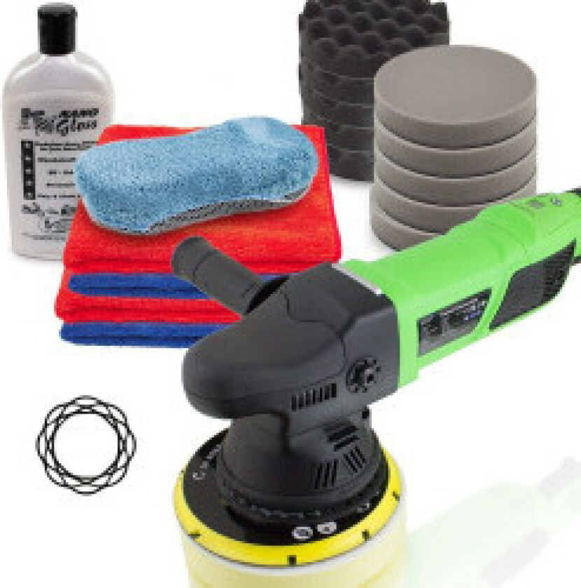 Eksentersliper 950W med tilbehør