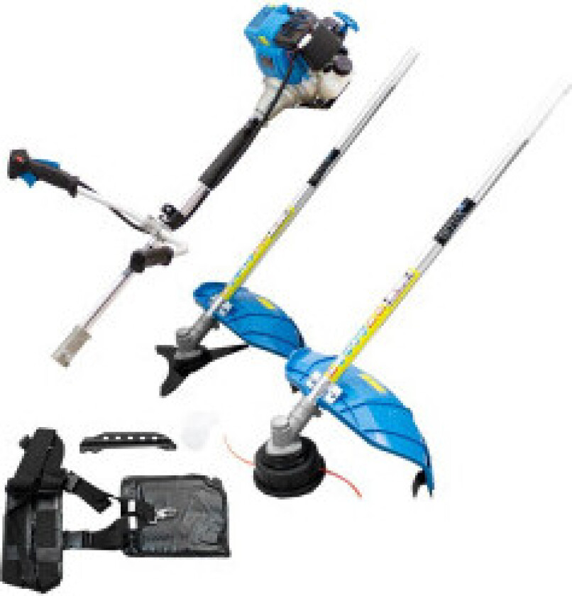 Motorsag og trimmer 2-i-1