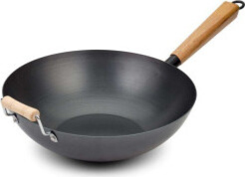 Stålpanne for wok, 35 cm