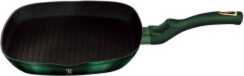 Grillpanne i titan 28 cm, Smaragd