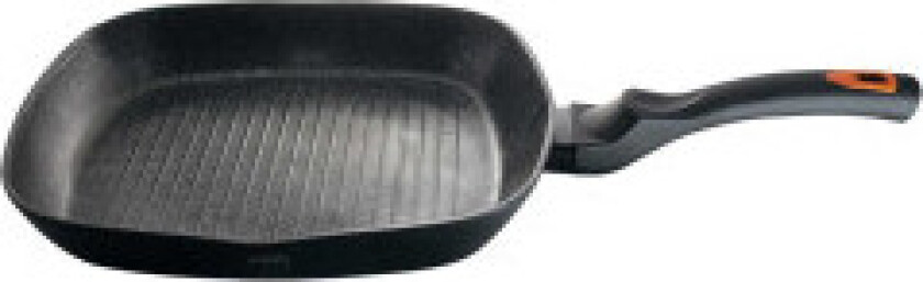 Grillpanne med granittbelegg og diamantlag, 28 cm.