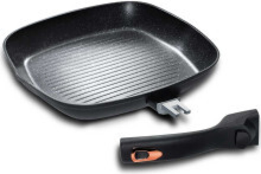 Grillpanne 28 cm, sort rose, BH-1953