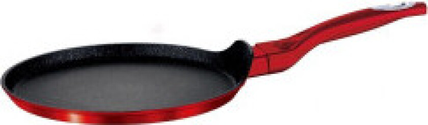 Granittbelagt Stekepanne for pannekaker, 25 cm, Red Metallic