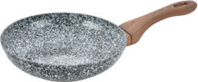 Stekepanne i granitt 28 cm, med treimitasjon