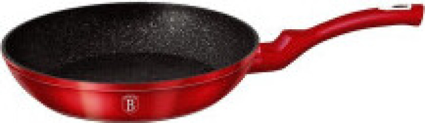 Stekepanne med granittbelegg 28 cm, burgunder