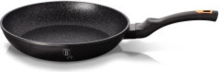 Stekepanne i granitt, 20 cm, sort rosa farge