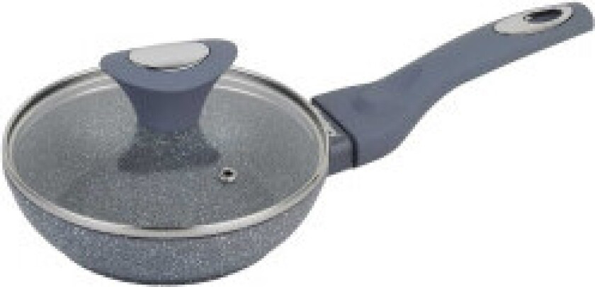 Granitt stekepanne 18 cm med lokk