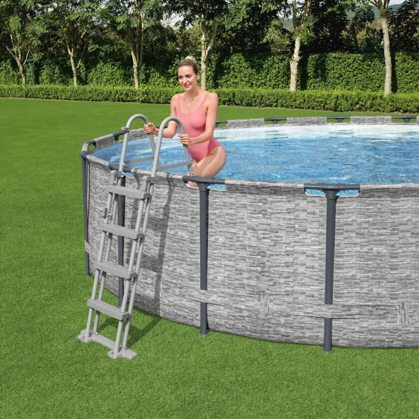Sikkerhetsstige Flowclear 4-trinns 122 cm