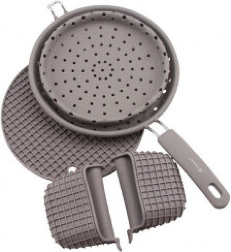 Silikon kjøkkensett med dørslag