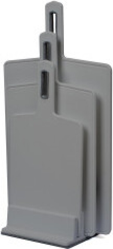 Komplett sett med tre veganske skjærebrett med stativ