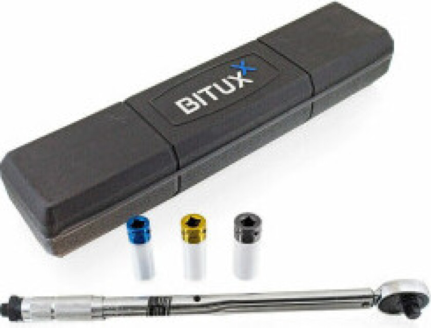 Momentnøkkel med låsefunksjon 17 mm, 19 mm, 21 mm, 28–210 Nm