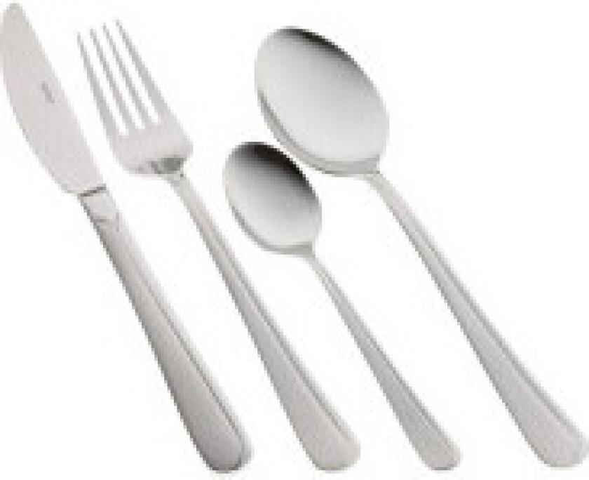 Bestikksett, 72 deler, i sateng finish, leveres i praktisk veske.