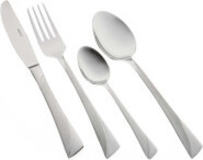 Bestikksett, 24 deler, satengpolert.
