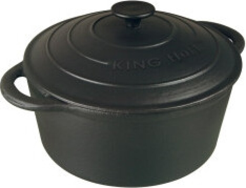 Støpejernsgryte 22 cm, 2,4 liter