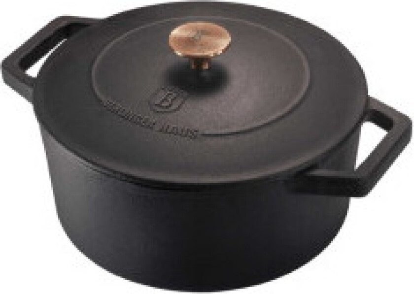 Støpejernsgryte 24 cm, 4,3 liter