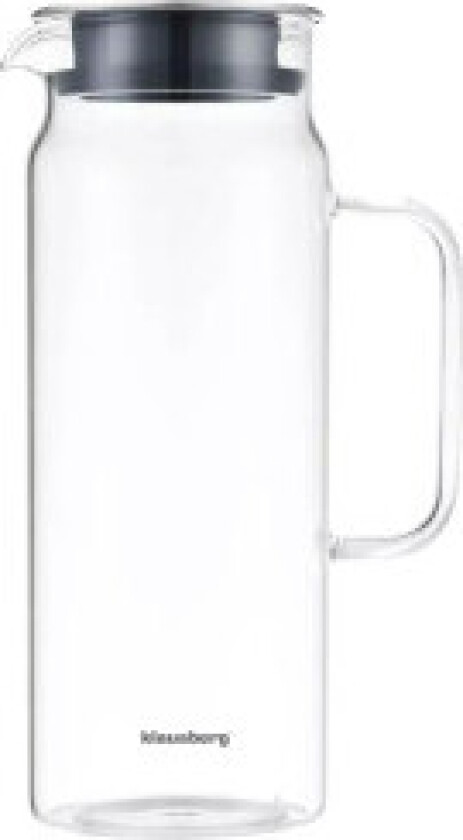 Glasskaraffel for vann og drikke 1,5L.