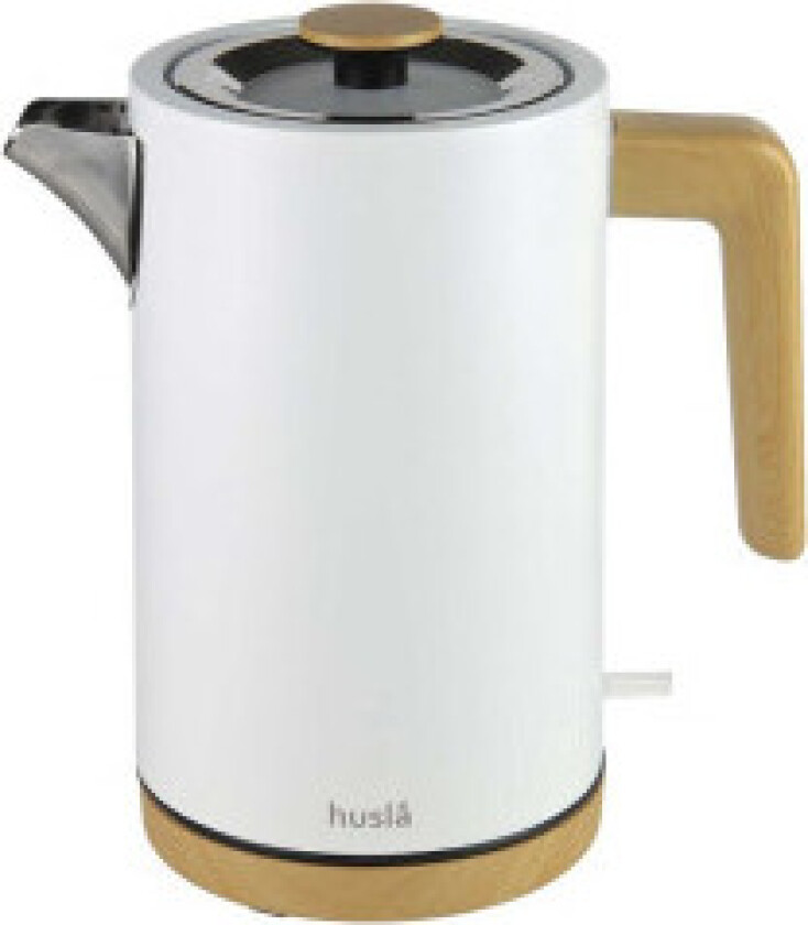 Vannkoker, hvit, 1,5 liter