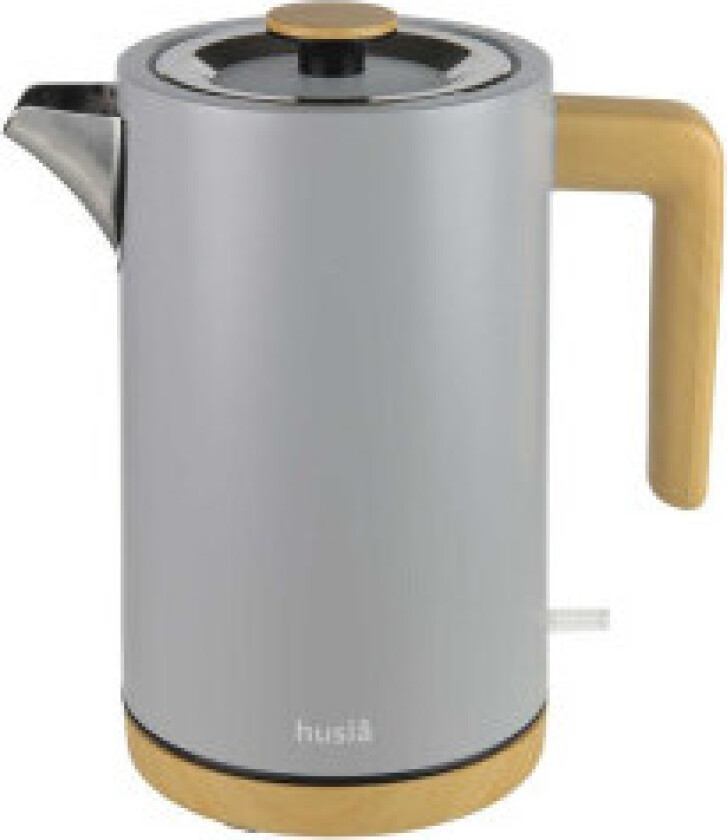 Vannkoker 1,5 liter, grå.