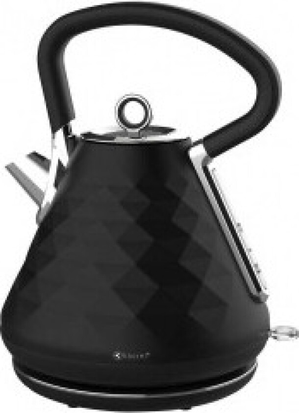 Vannkoker i sort, 1,7 liter.