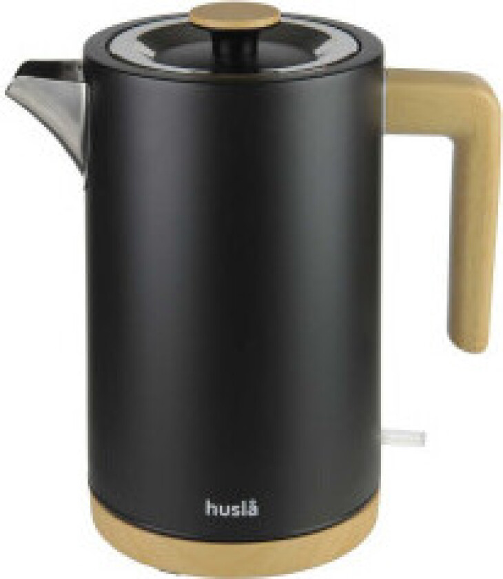 Vannkoker, sort 1,5 liter