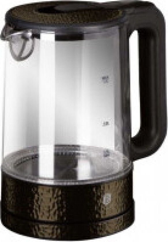 Vannkoker, 1,7 liter, blank svart