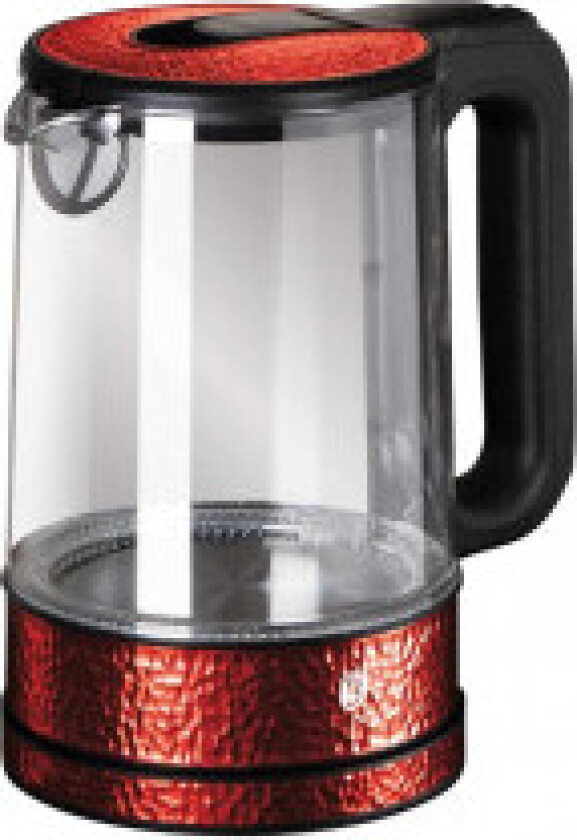 Vannkoker 1,7 liter burgunder