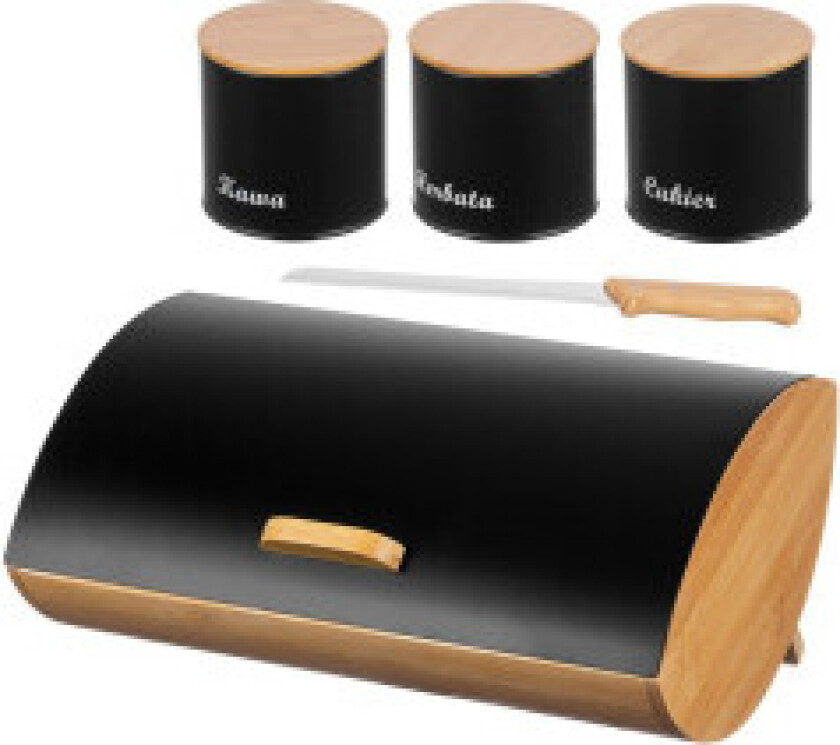 Brødboks med beholder og kniv 2701