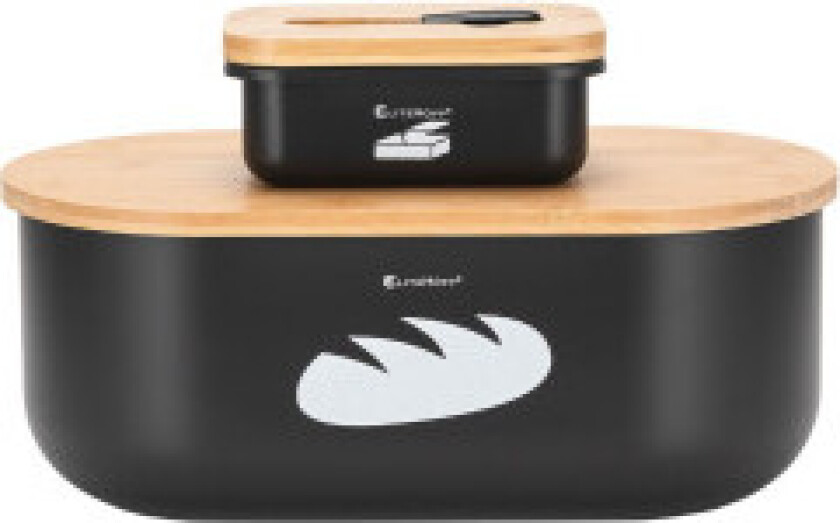 Brødboks og smørbeholder E-6059