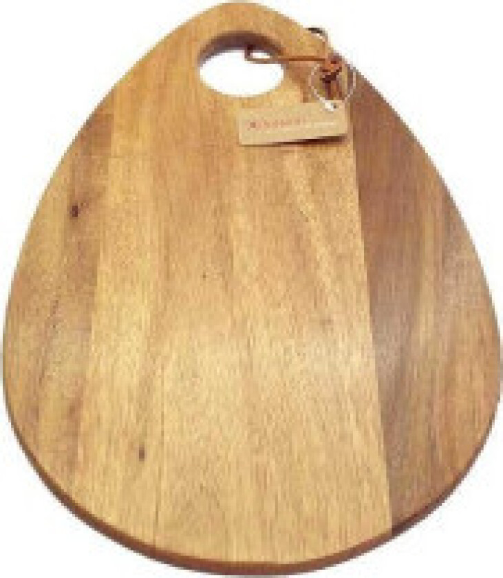 Skjærebrett i akasietre, 35 x 23 cm