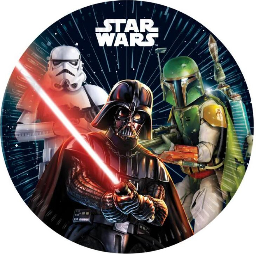 Papptallerken -Star Wars Galaxy- 23cm pk/8