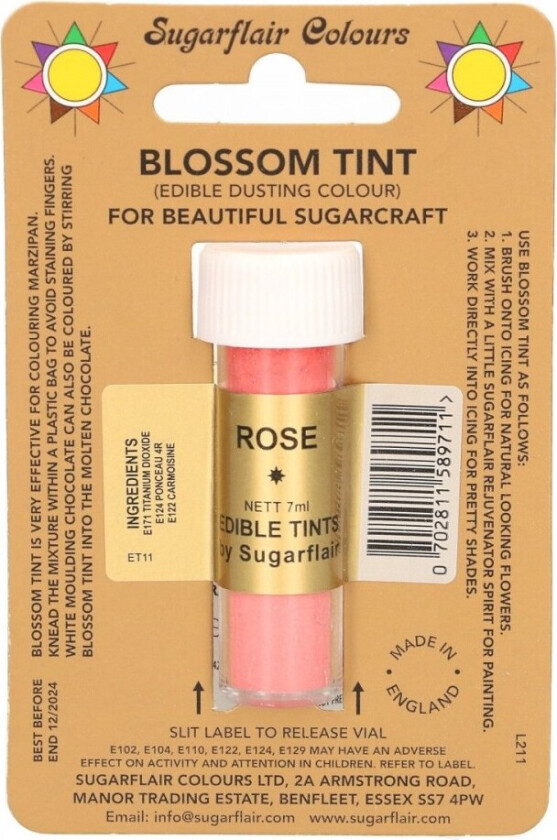 Bilde av pulverfarge Rose, 7ml