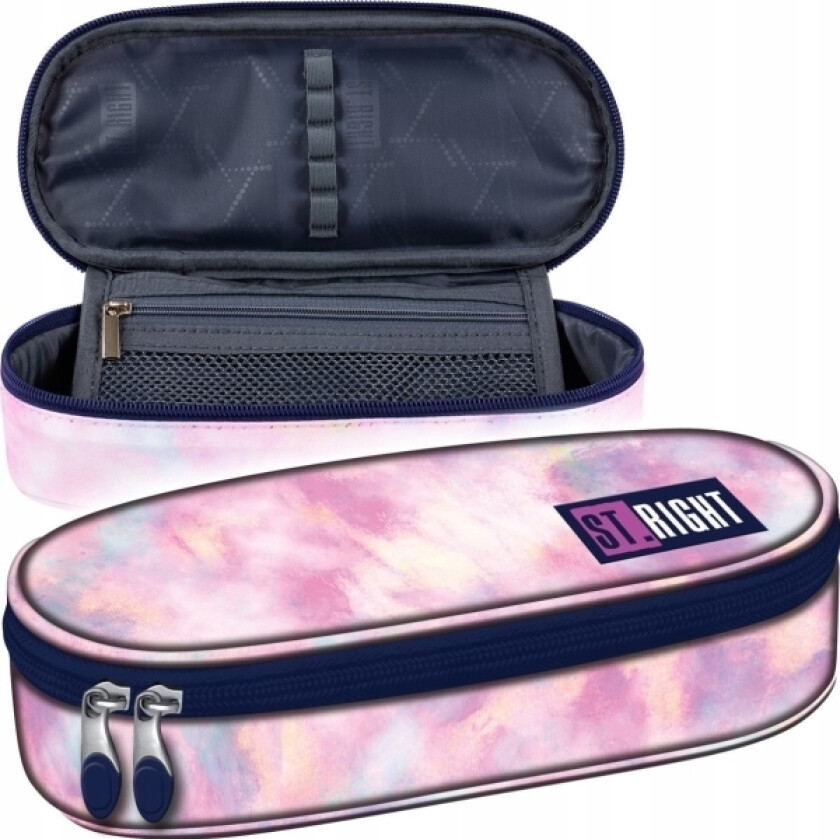 Penal St. Majewski Piornik Sasz Oval 1Lukk 1Klapp Riktig Rosa Sky Fo