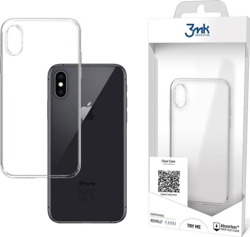 3Mk Apple Iphone X/Xs - 3Mk Clear Case