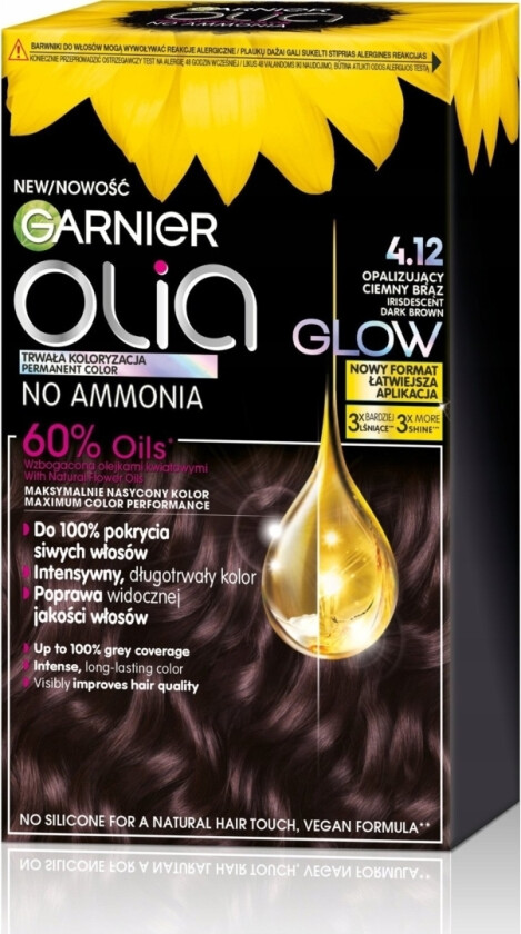 Garnier_Olia Farba Do Wosów 4.12 Irisdescent Dark Brown