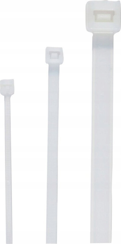 Jetworld Buntebånd 360X4,5 Mm (100 Stk) Uten Ståltunge, Naturlig