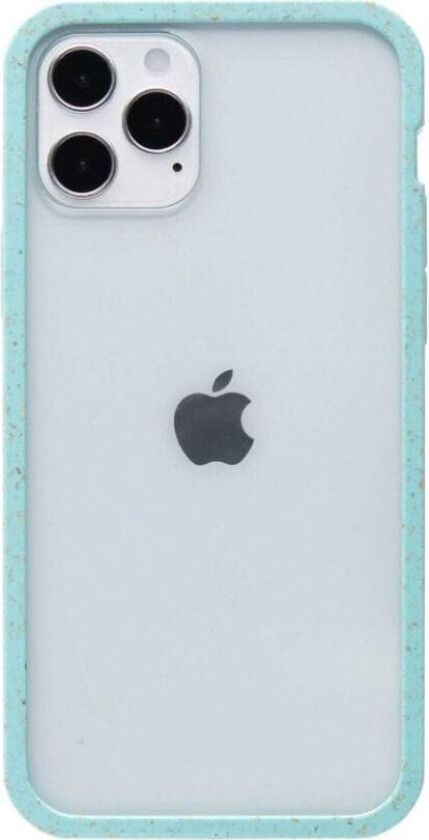 Pela iPhone 12/iPhone 12 Pro Deksel Eco Friendly Clear Purist Blue