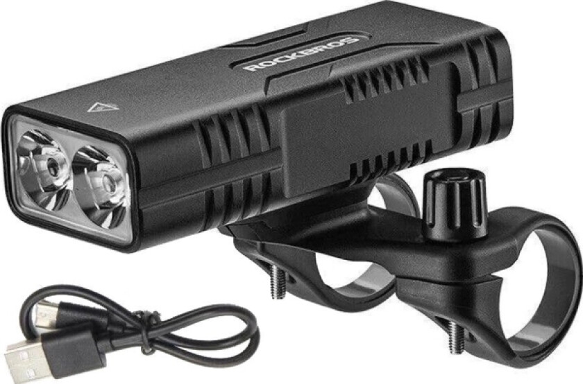 Bilde av Rockbros Rockbros 24310002001 Sykkellykt 850 Lm Med Powerbank Funksjon + Usb-C - Usb-A Kabel - Svart