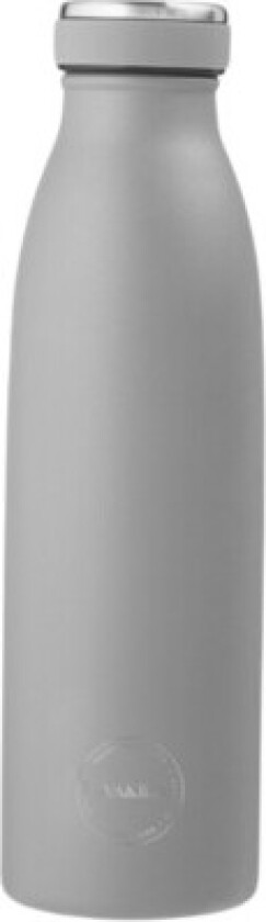 Aya&ida, Drinking Bottle, Drikkeflaske Med Lokk, 500 Ml, Light Grey