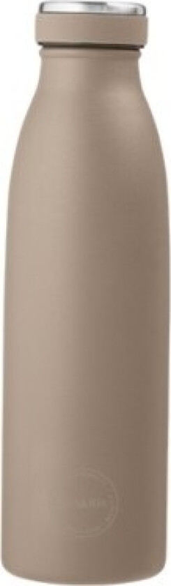 Aya&ida, Drinking Bottle, Drikkeflaske Med Lokk, 500 Ml, Dusty Brown