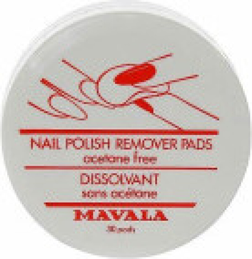 Mavala Nail Polish Remover Pads 30 Units